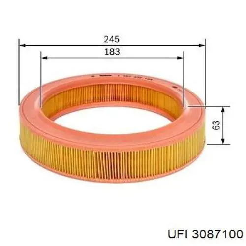 Compre 3087100 UFI Filtro de ar