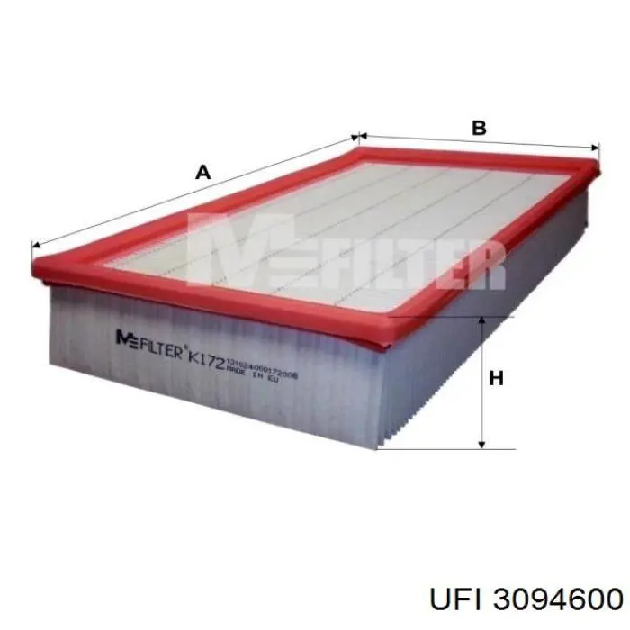 Compre 3094600 UFI Filtro de ar