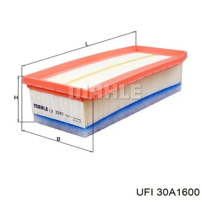 Compre 30A1600 UFI Filtro de ar