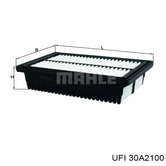 30A2100 UFI Filtro de ar