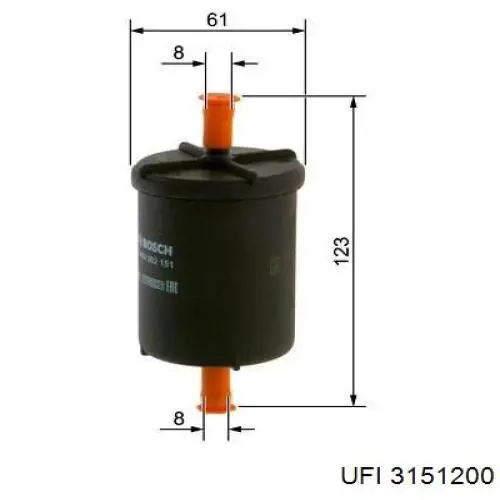 Compre 3151200 UFI Filtro de combustível