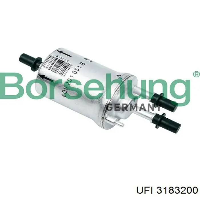 Compre 3183200 UFI Filtro de combustível