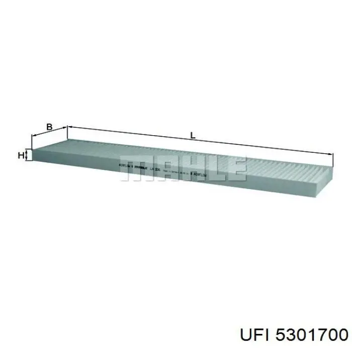 Filtro de salão UFI 5301700 preço, a partir de 9,15 USD