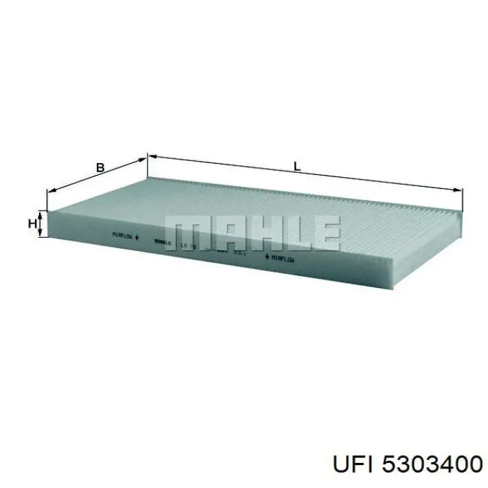 Filtro de salão UFI 5303400 preço, a partir de 8,07 USD