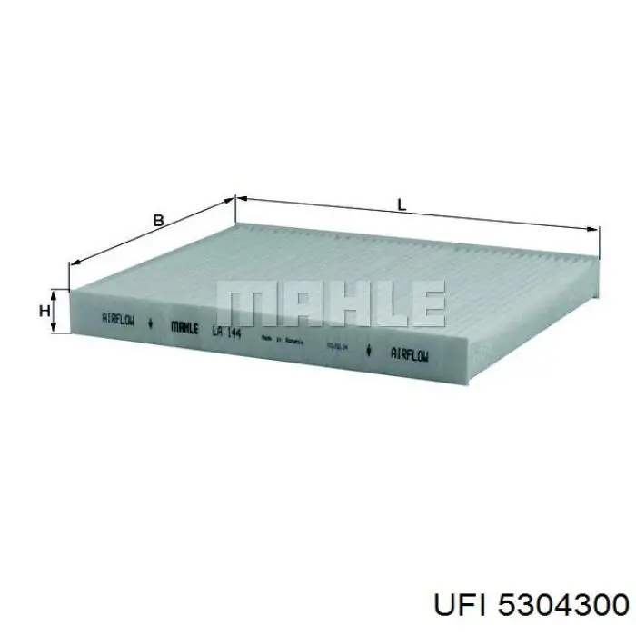 Filtro de salão UFI 5304300 preço, a partir de 7,02 USD