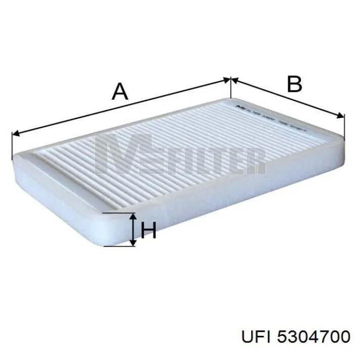 Filtro de salão UFI 5304700 preço, a partir de 9,76 USD