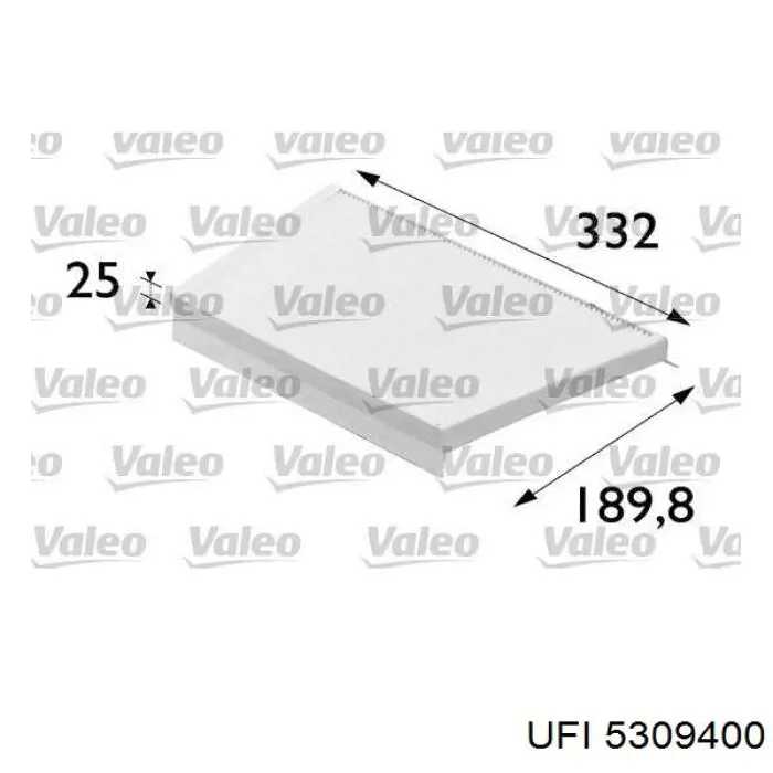 Compre 5309400 UFI Filtro de salão