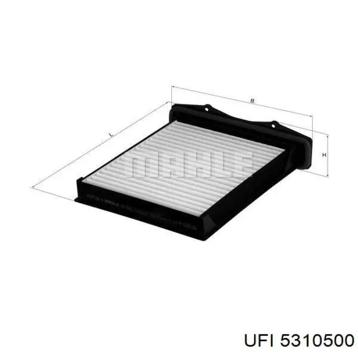 Filtro de salão UFI 5310500 preço, a partir de 14,46 USD