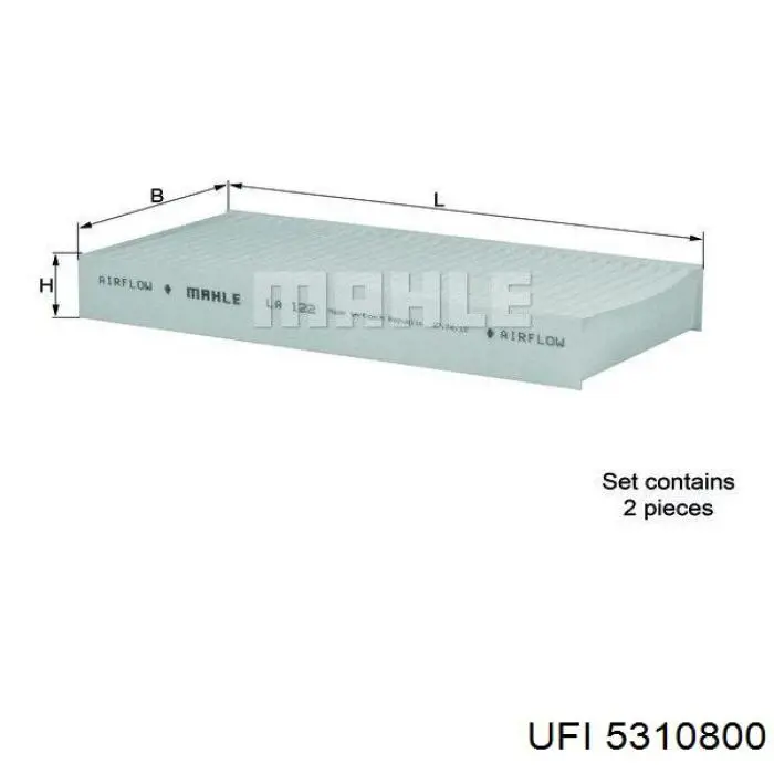 Compre 5310800 UFI Filtro de salão
