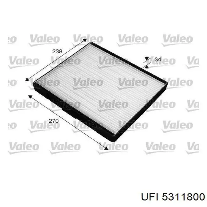 Compre 5311800 UFI Filtro de salão
