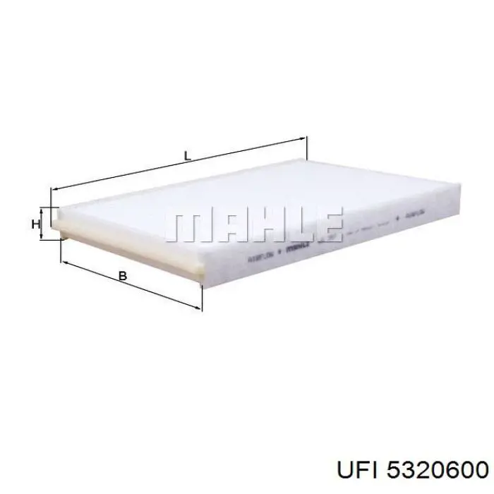 Filtro de salão UFI 5320600 preço, a partir de 9,27 USD