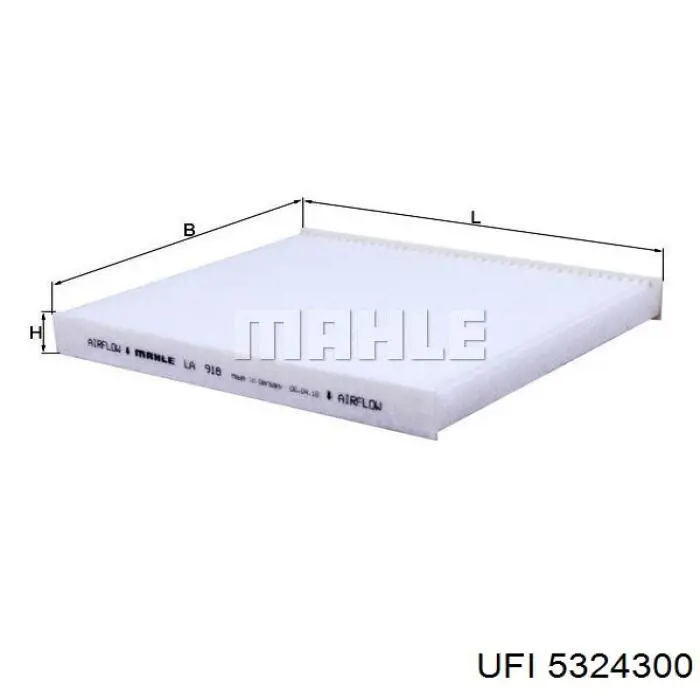 5324300 UFI Filtro de salão