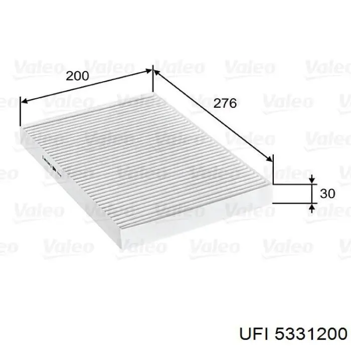 5331200 UFI Filtro de salão