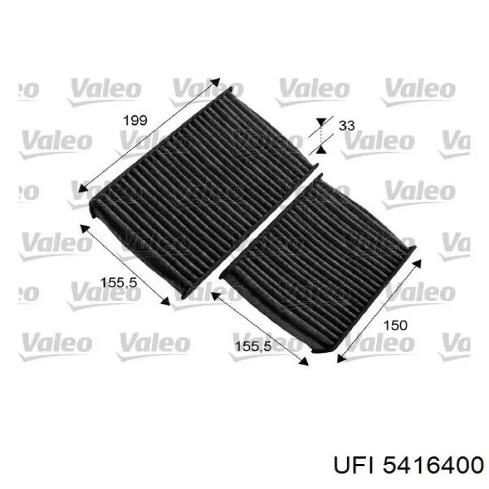 Filtro de salão UFI 5416400 preço, a partir de 15,81 USD
