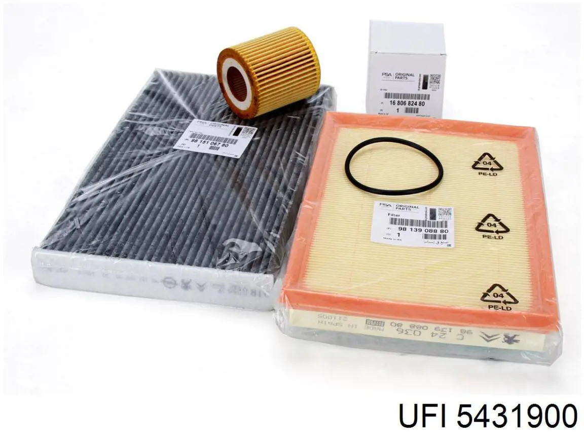 5431900 UFI Filtro de salão