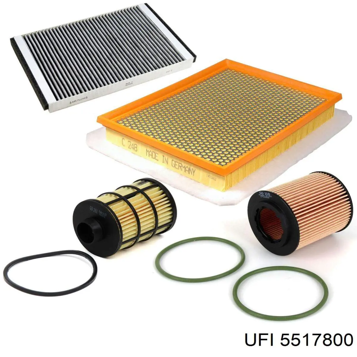 Compre 5517800 UFI Caixa de filtro de combustível