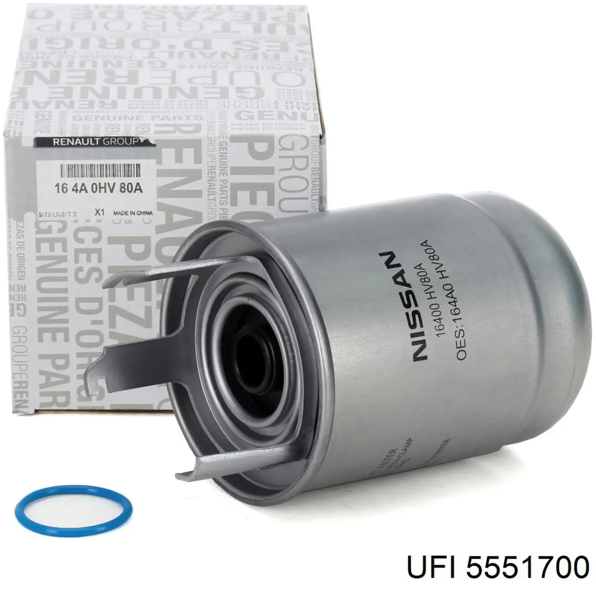 5551700 UFI Filtro de combustível