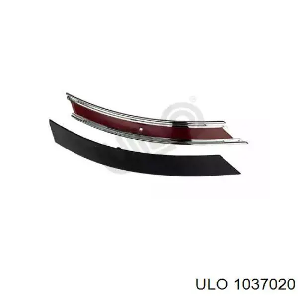 A22182010129999 Mercedes Placa sobreposta da luz traseira
