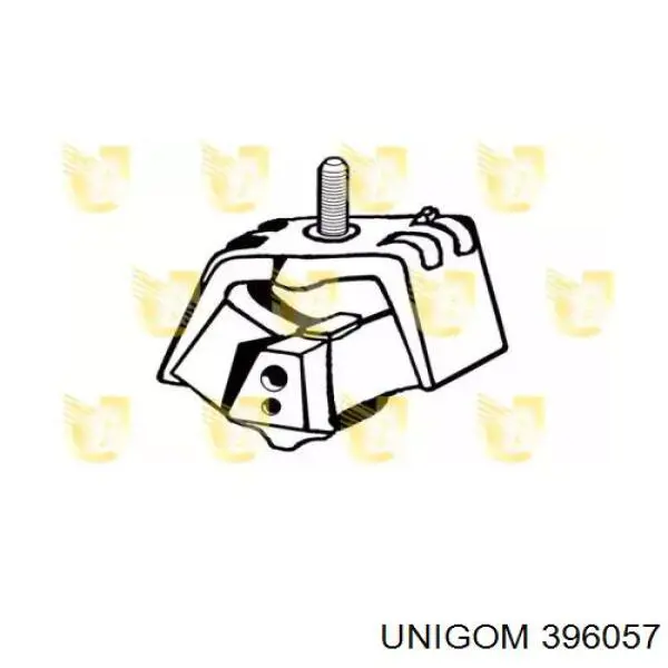 Coxim (suporte) dianteiro de motor Opel Kadett D 