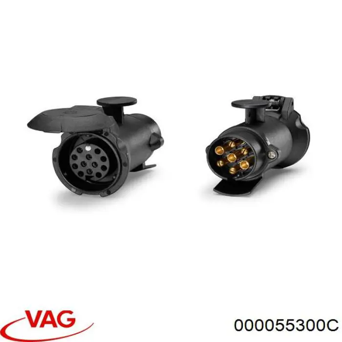 Tomada elétrica de reboque VAG 000055300C preço, a partir de 46,79 USD
