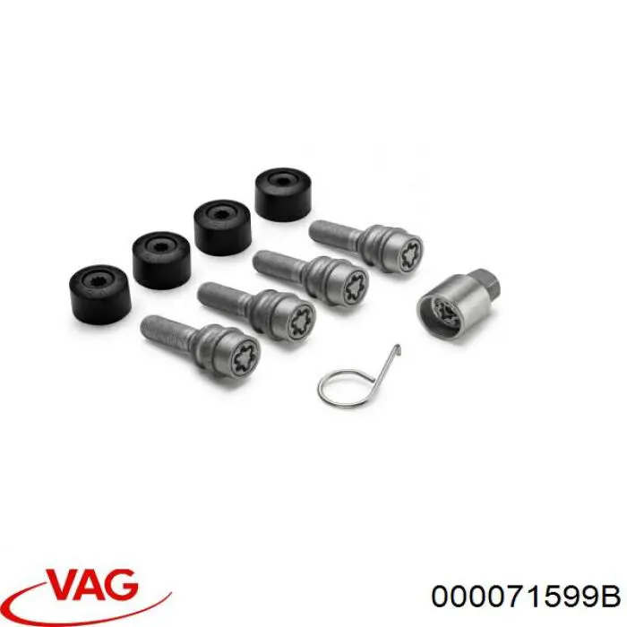 Parafuso de roda VAG 000071599B preço, a partir de 93,35 USD