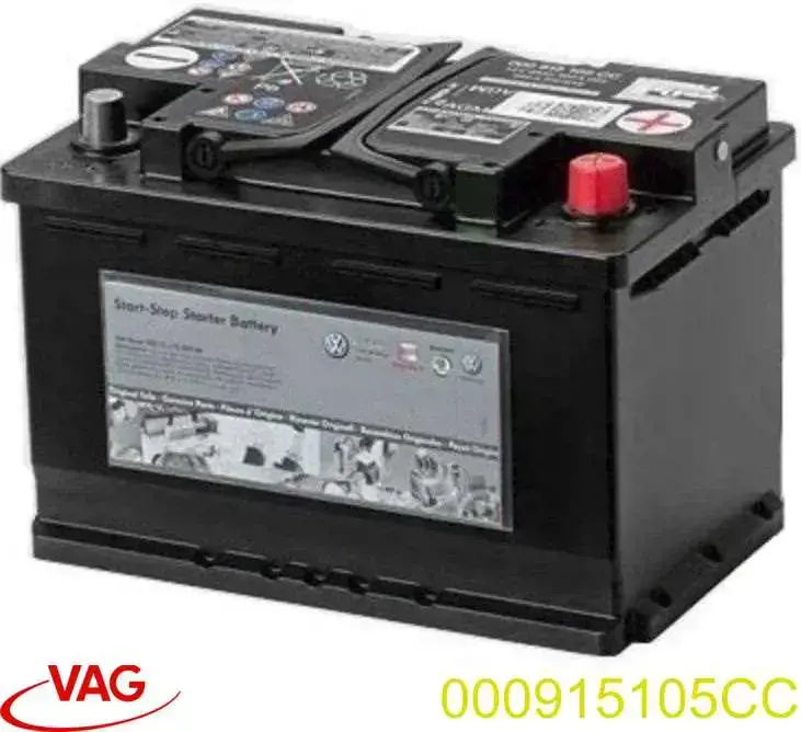 Bateria recarregável (PILHA) VAG 000915105CC preço, a partir de 340,44 USD