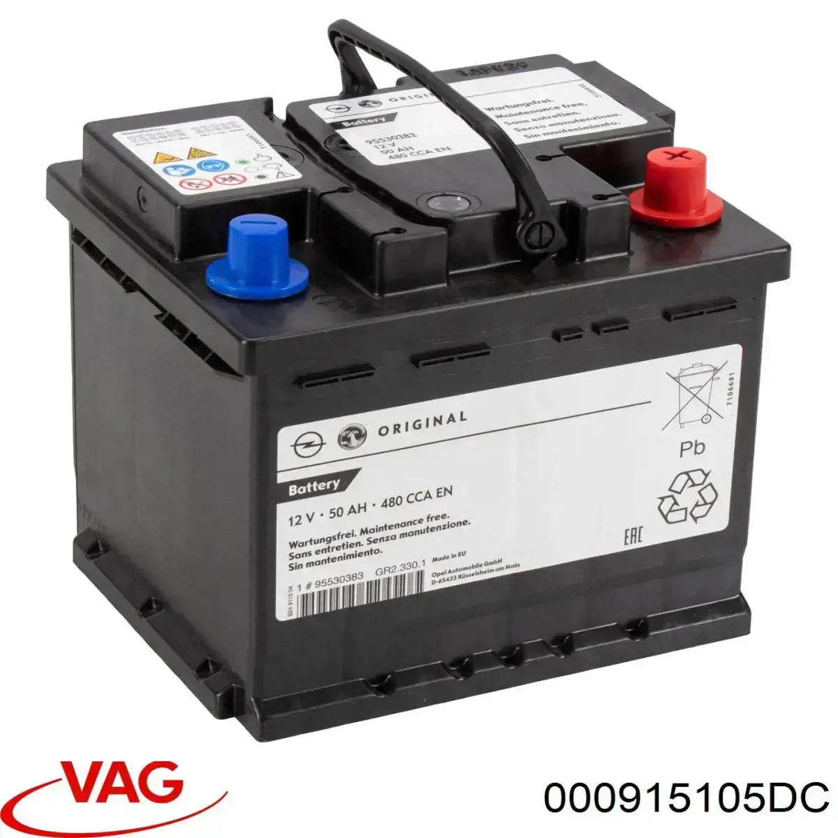 Bateria recarregável (PILHA) VAG 000915105DC preço, a partir de 123,75 USD