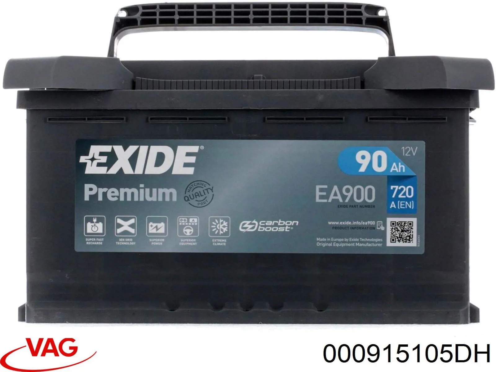 Compre 000915105DH VAG Bateria recarregável (PILHA)