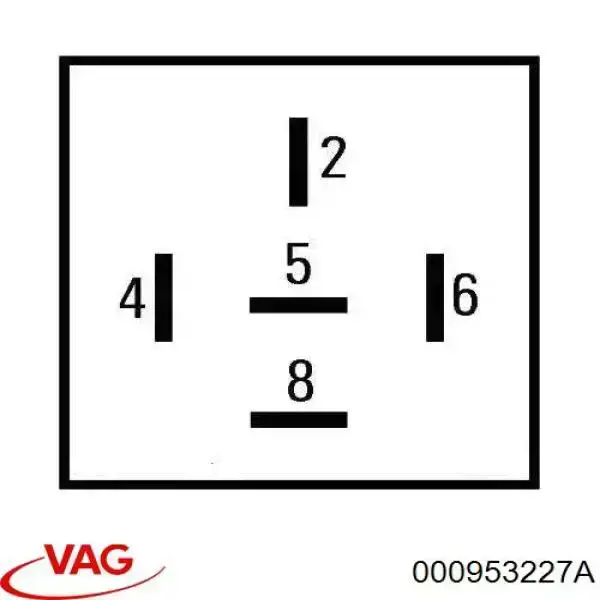 000953227A VAG Relê de pisca-pisca