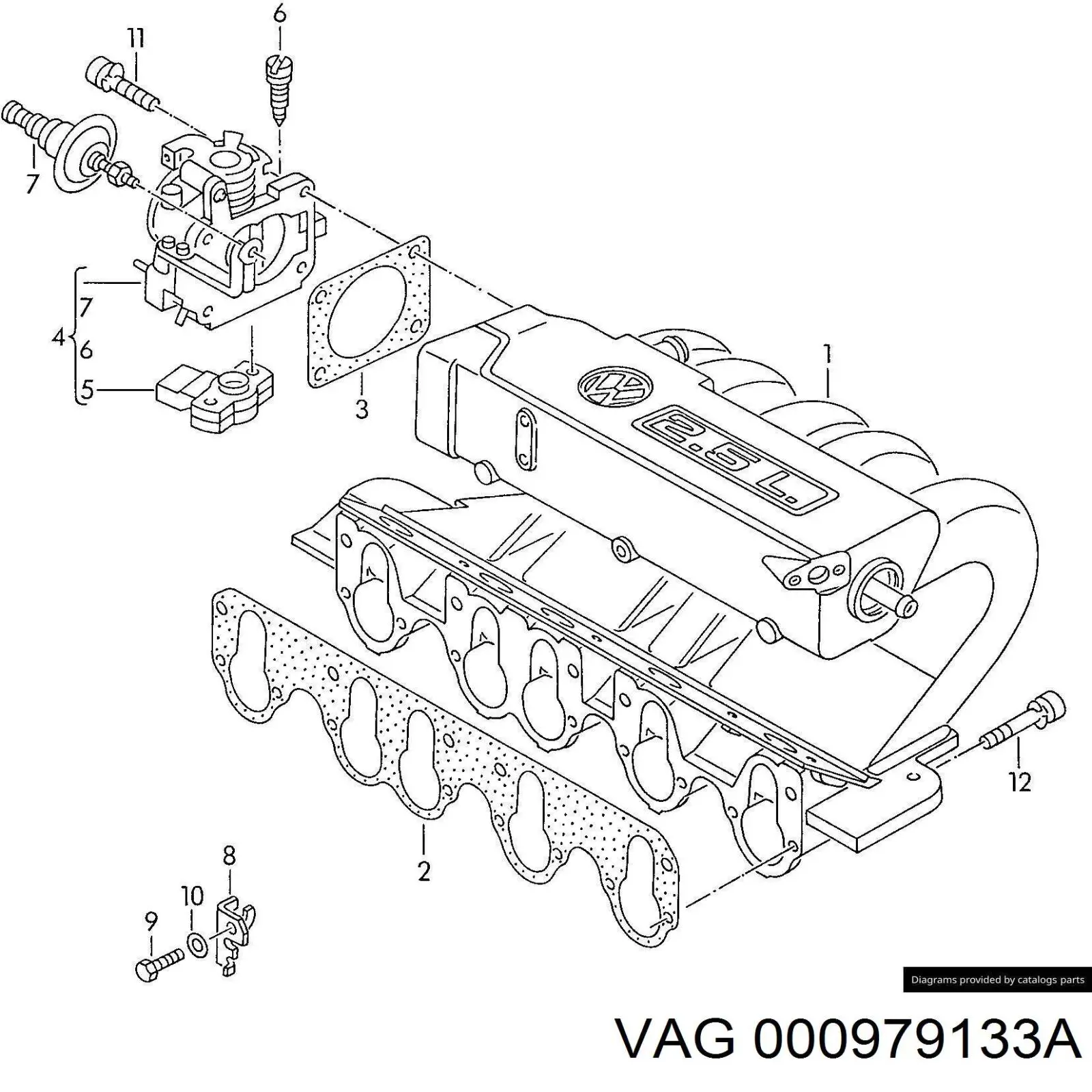 000979133A VAG Sensor de detonação