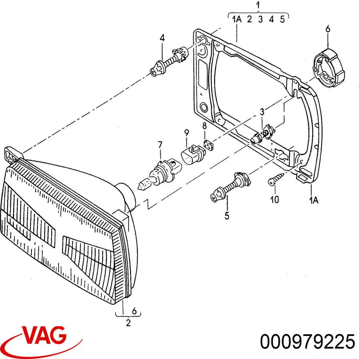 000979225 VAG Fios isolados de salão