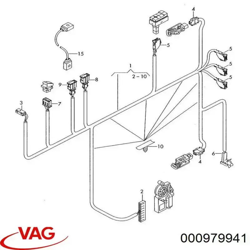  VAG 979941 preço, a partir de 3,40 USD