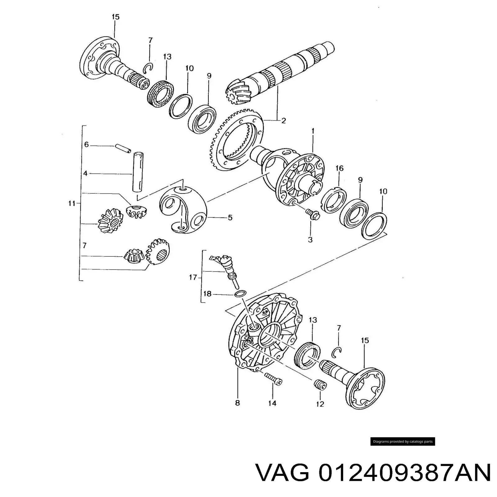  VAG 012409387AN preço, a partir de 7,96 USD