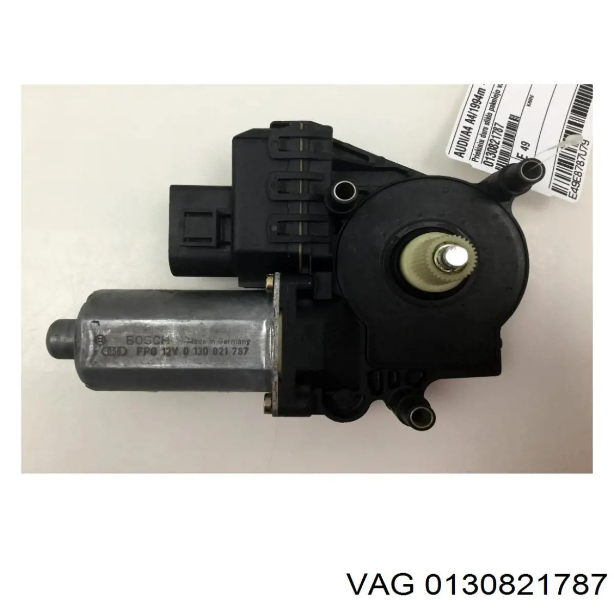 0130821787 VAG Motor de acionamento de vidro da porta dianteira esquerda