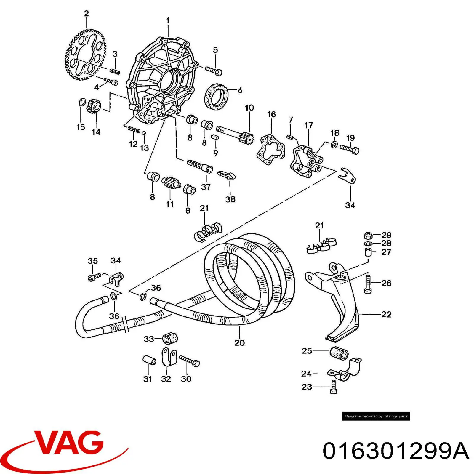  VAG 016301299 preço, a partir de 3,52 USD