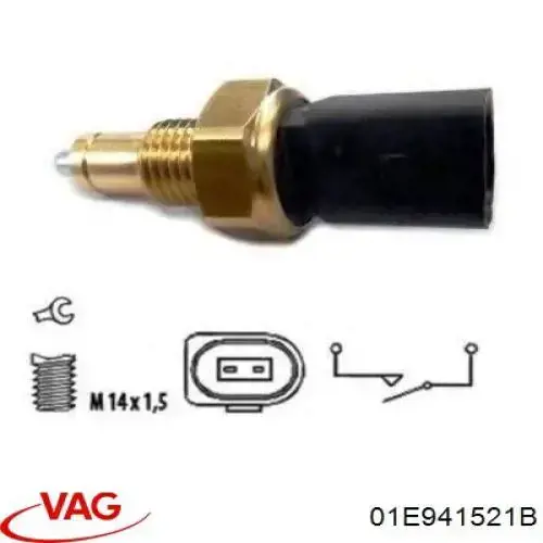 Sensor de ativação das luzes de marcha à ré VAG 01E941521B preço, a partir de 22,62 USD
