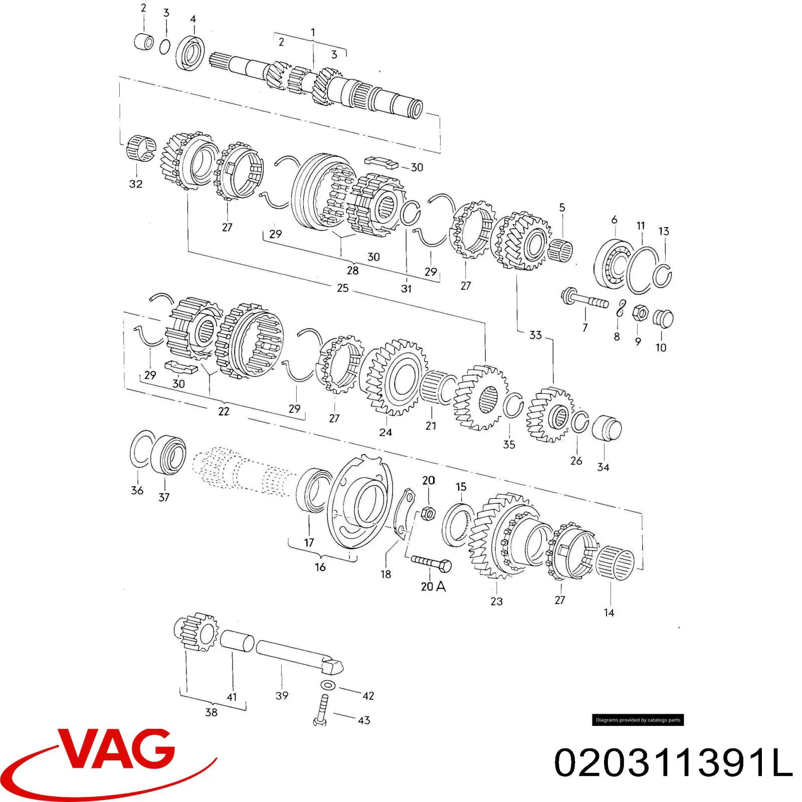  VAG 020311391L preço, a partir de 14,92 USD