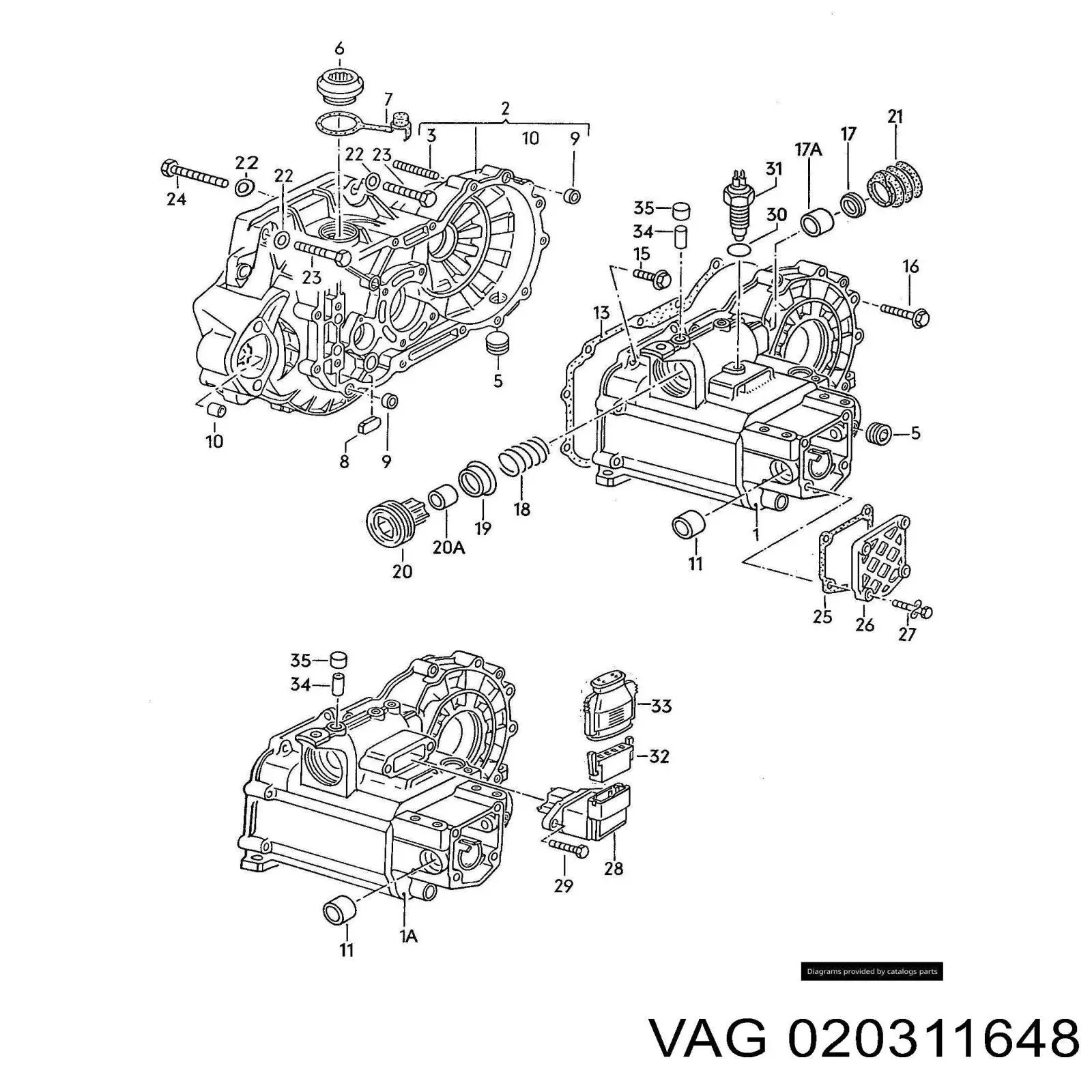 Rolamento da Caixa de Mudança VAG 20311648 preço, a partir de 39,57 USD