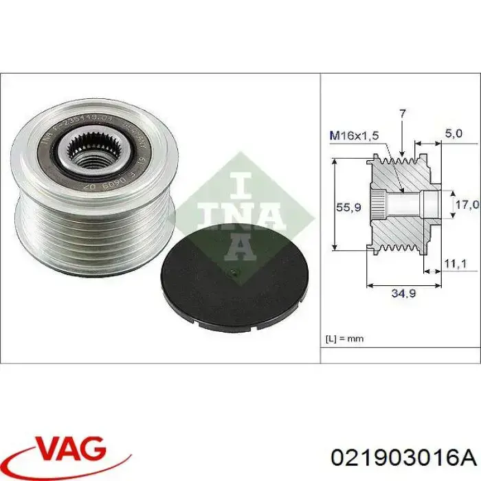 021903016A VAG Gerador