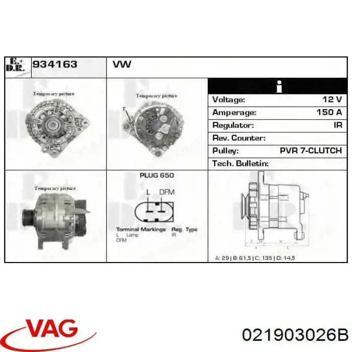 021903026B VAG Gerador