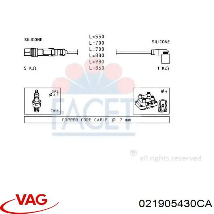  VAG 021905430CA preço, a partir de 52,91 USD