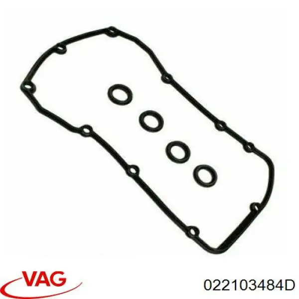 022103484D VAG Vedante da tampa de válvulas de motor, anel