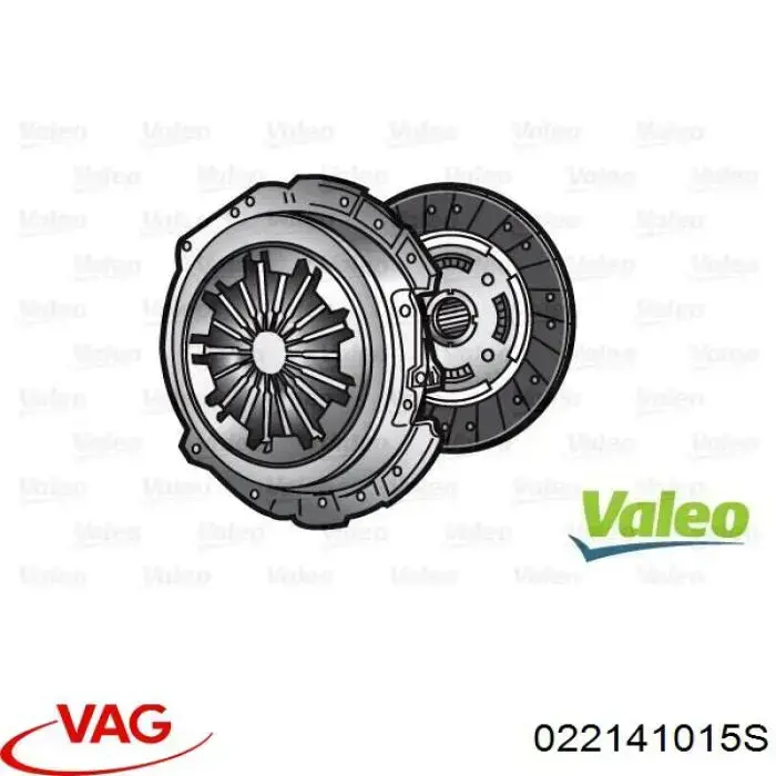 022141015S VAG Kit de embraiagem (3 peças)