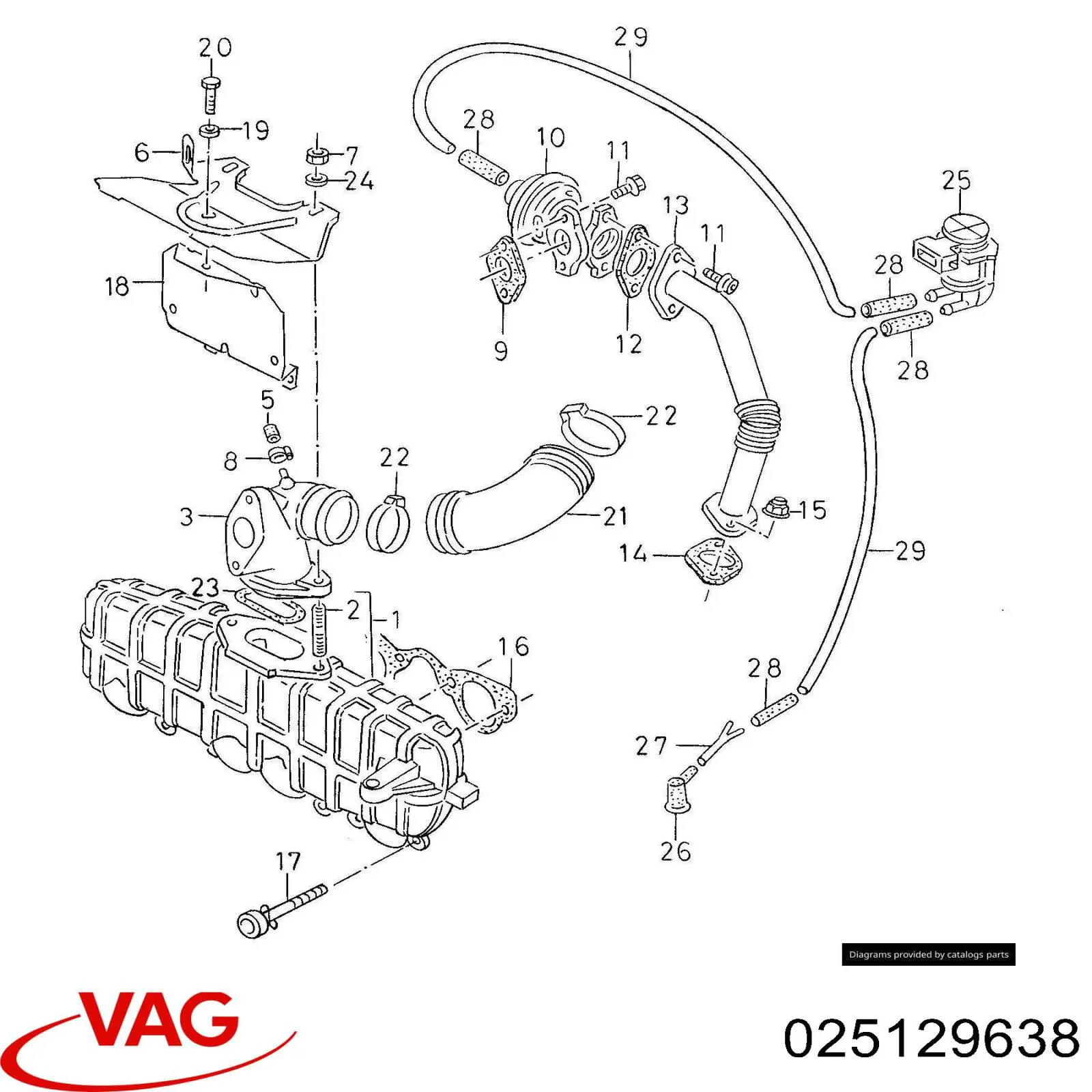  VAG 025129638 preço, a partir de 27,28 USD