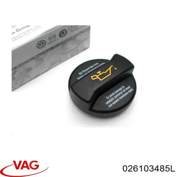 Tampa do gargalho de enchimento de óleo VAG 026103485L preço, a partir de 2,20 USD