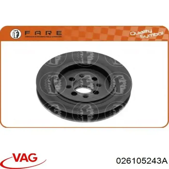 026105243A VAG Polia de cambota