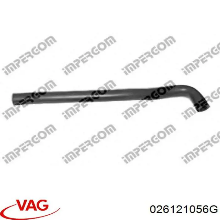 Mangueira (cano derivado) do sistema de esfriamento VAG 026121056G preço, a partir de 6,04 USD