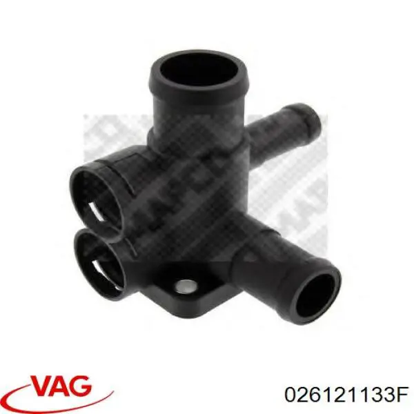 Compre 026121133F VAG Flange do sistema de esfriamento (união em T)