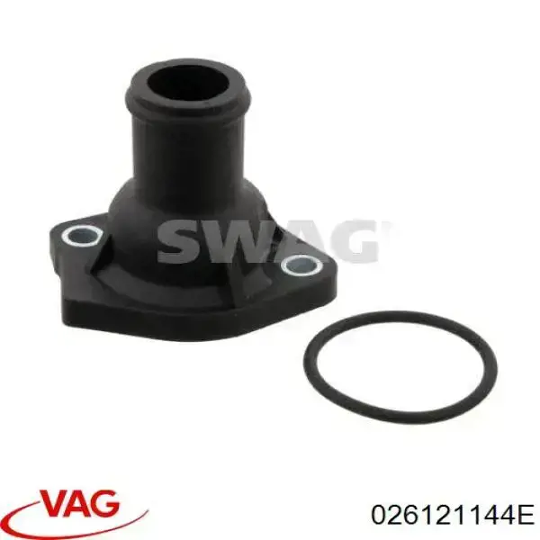 026121144E VAG Flange do sistema de esfriamento (união em T)