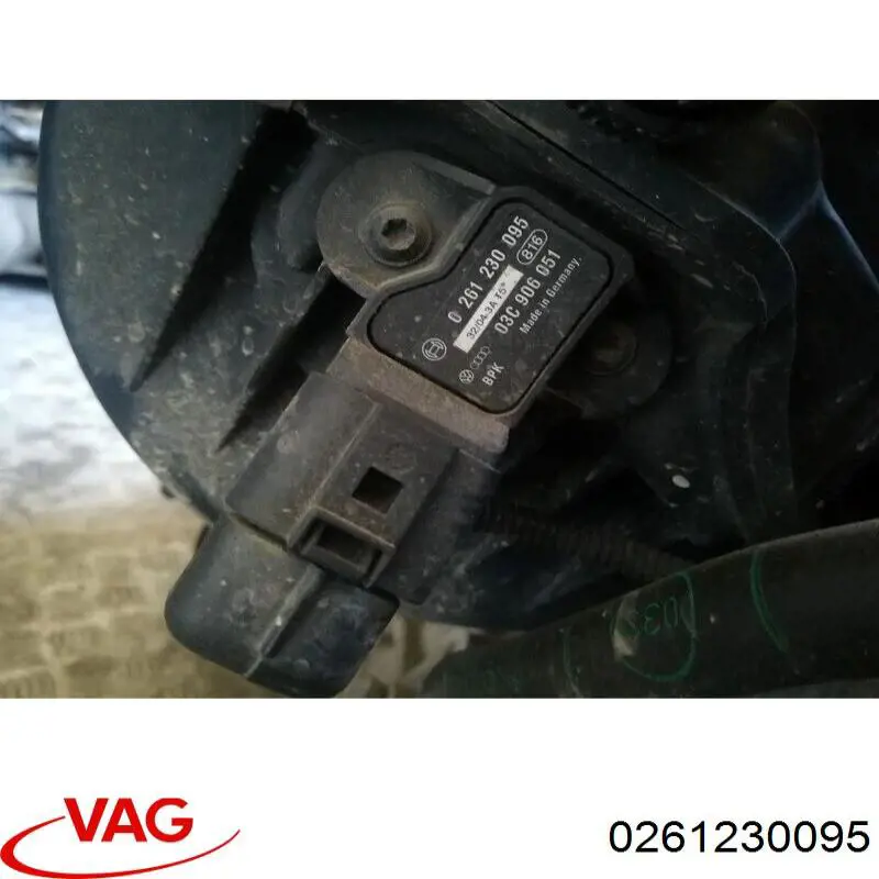 Compre 0261230095 VAG Sensor de pressão no coletor de admissão, MAP
